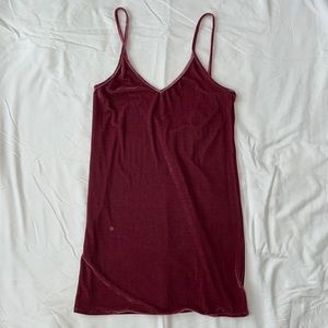 Vestique Velvet Slip Dress - Small